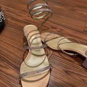 Rene Caovilla Crystal Embellished sandal